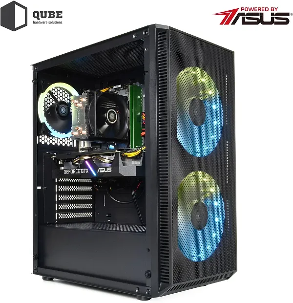 Фото - Системний блок QUBE QB i5 12400F RX 560 4GB 81 (i512400FRX5604GB81)
