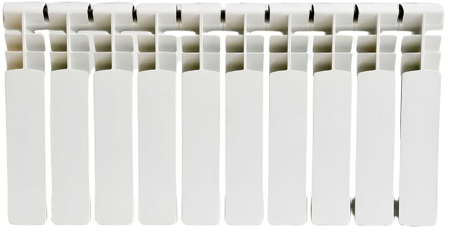 Радіатор опалення AAA 350/80 10 секцій 1250 Вт білий (70214303)