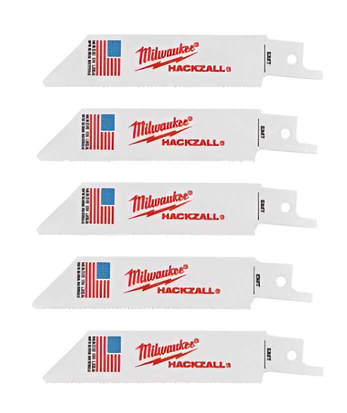 Полотно Milwaukee HACKZALL 100х1,4 мм 5 шт. (49005418)