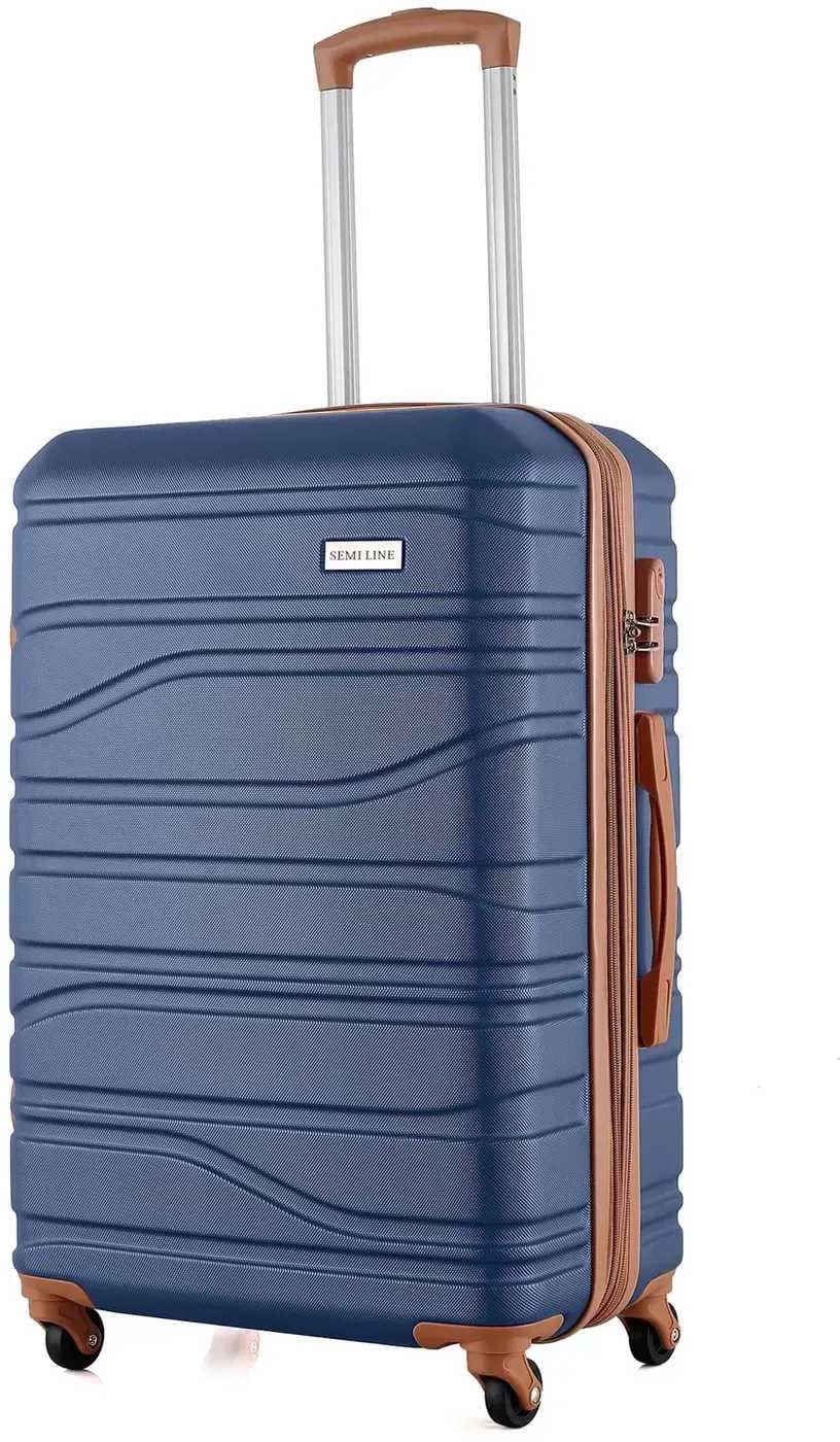 Валіза Semi Line 24" (M) Navy (T5714-2)