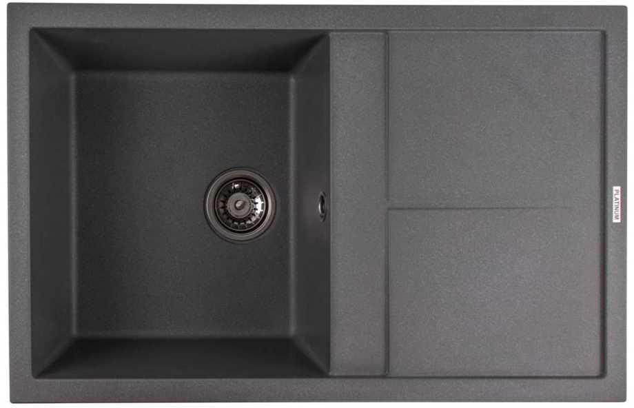 Мойка кухонная Platinum 7950 Selena матовая Серый муссон