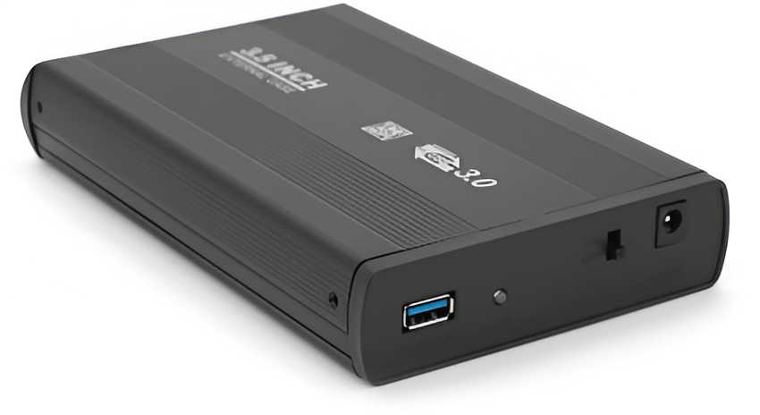 Зовнішній карман Voltronic SATA 3,5" USB3.0 Black (3530SBl) - Фото 1