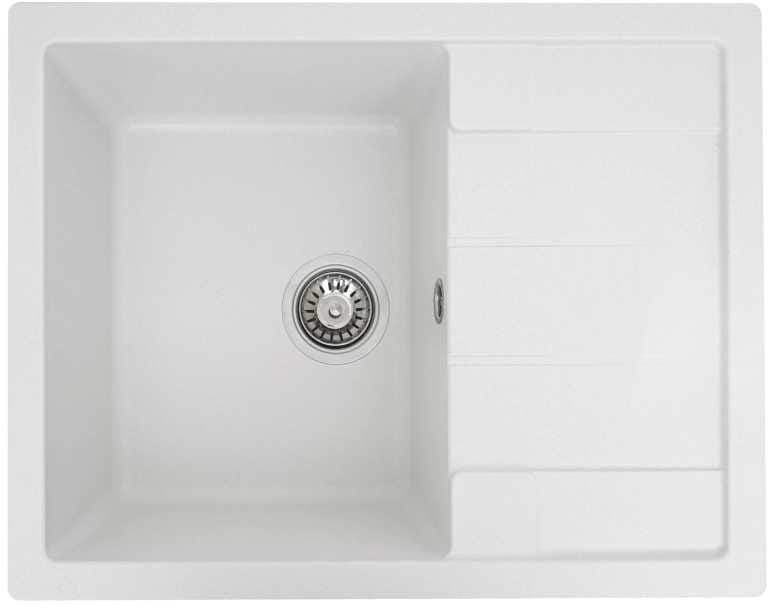 Мийка кухонна VALESO 6550 INTENSO матова Білосніжна