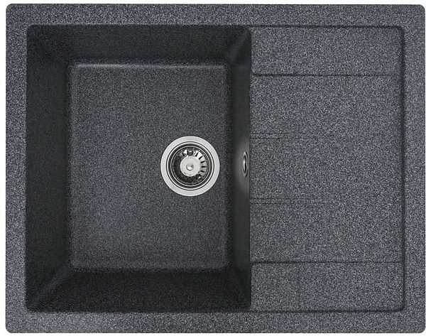 Фото - Мийка кухонна VALESO 6550 INTENSO матова Графіт Фото - Мийка кухонна VALESO 6550 INTENSO матова Графіт