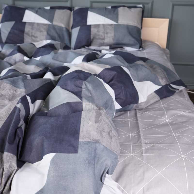 Простирадло двоспальне MirSon Ranforce Elite 17-0850 Geometrica 220x240 см (2200011702568)