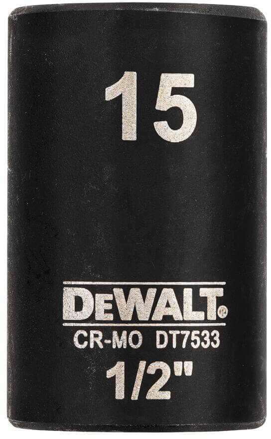 Торцева голівка DeWALT IMPACT 1/2 х 15 мм (DT7533)