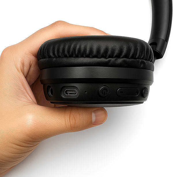 Фото - Навушники накладні бездротові Media-Tech 3MOTION ANC BT (MT3611) Black