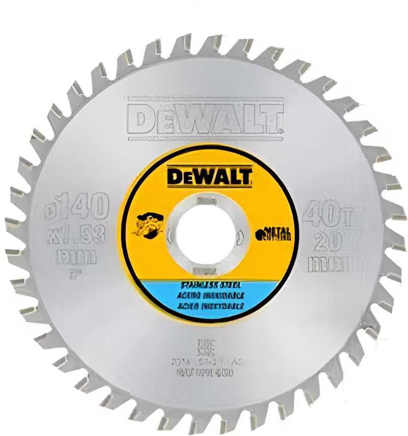 Круг отрезной по металлу DeWALT METAL CUTTING 140х20 мм (DT1918)
