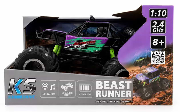 Радіокерована машинка KS Drive BEAST RUNNER Lilac (10002-1102)