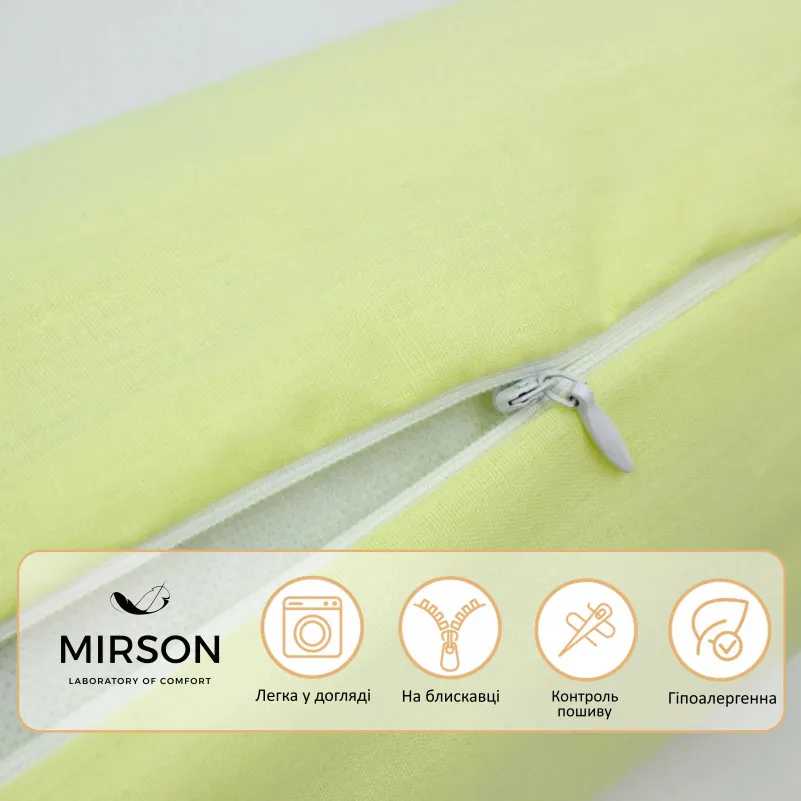 Фото - Подушка валик MirSon №8542 Naturale Line 12-0525 Tiziana 100% Memory 60х20 см (2200006343837)