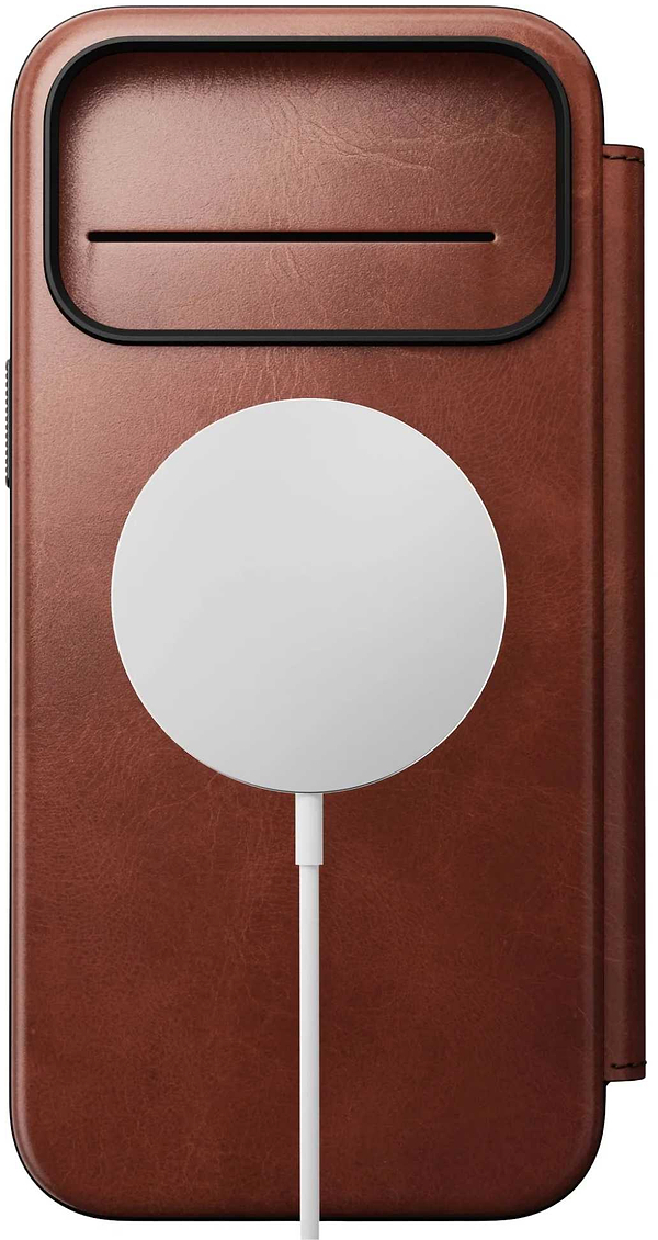 Фото - Чехол для смартфона Nomad Modern Leather Folio Case Horween Olde Dublin for iPhone 17 Pro (NM014094858)