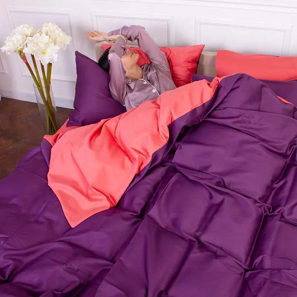 Фото - Комплект постільної білизни MirSon King Size 0132+3220 Pion 220х240 (2200001169517)