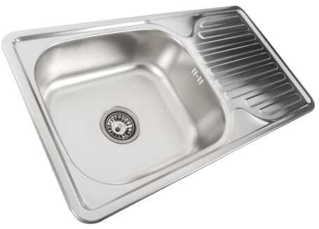 Фото - Мойка кухонная VALESO ДЕКОР 7642 (0,8/180 мм)