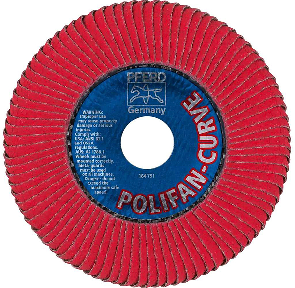 Фото - Диск шлифовальный по металлу Pferd 125х22 CO60 (4007220790168(25)/400722072196)