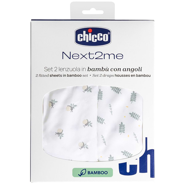 Фото - Простынь детская Chicco Next2Me 2 шт. (01120.35)