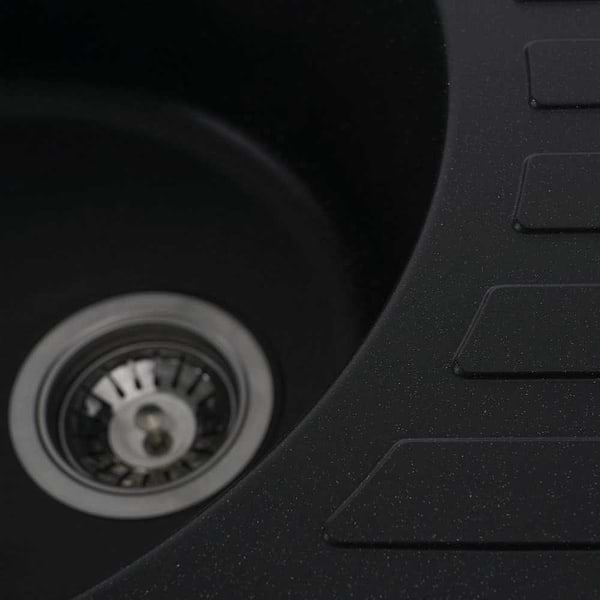 Фото - Мийка кухонна VALESO 6250 SOUL матова Чорний металік