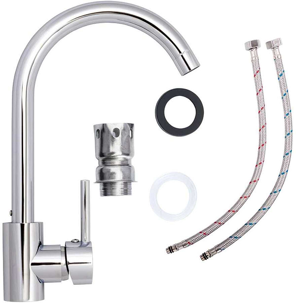 Фото - Смеситель кухонный Platinum NESC4 (латунь)