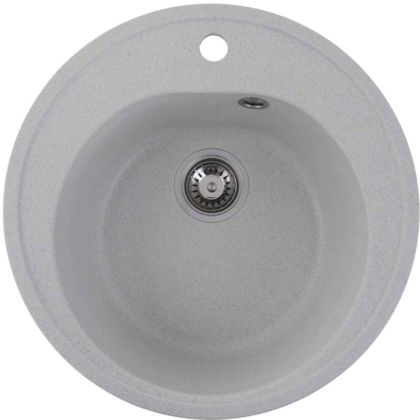 Мийка кухонна VALESO 510 LUNA матова Біла в крапку