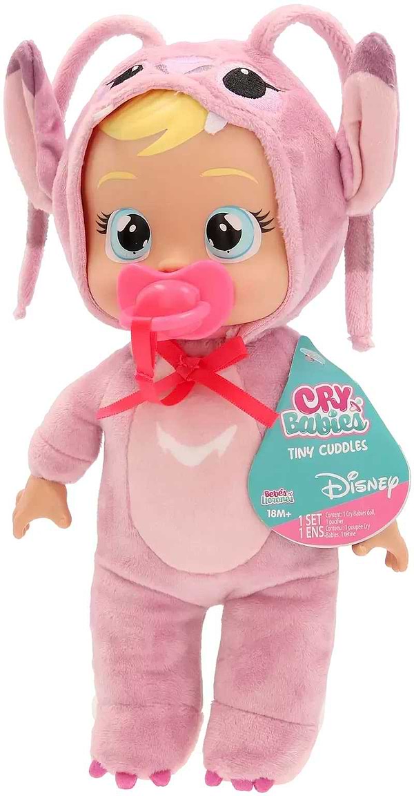 Фото - Интерактивный пупс Cry Babies CB. Нежные объятия. DISNEY Плакса Энджел 25 см (927520)