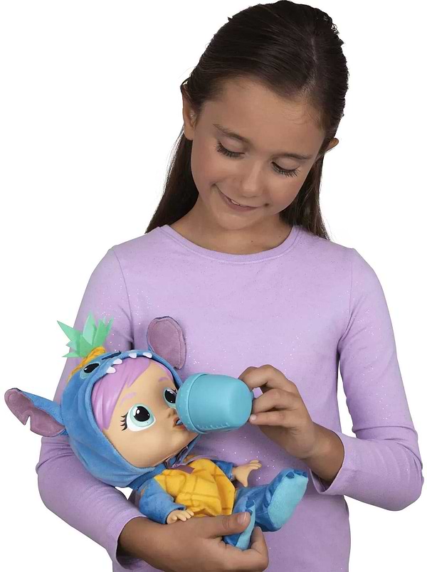 Фото - Интерактивный пупс Cry Babies CB. ЛЮБОВЬ И ЗАБОТА DISNEY Кукла Плакса Стич с аксессуарами 26 cм (927377)