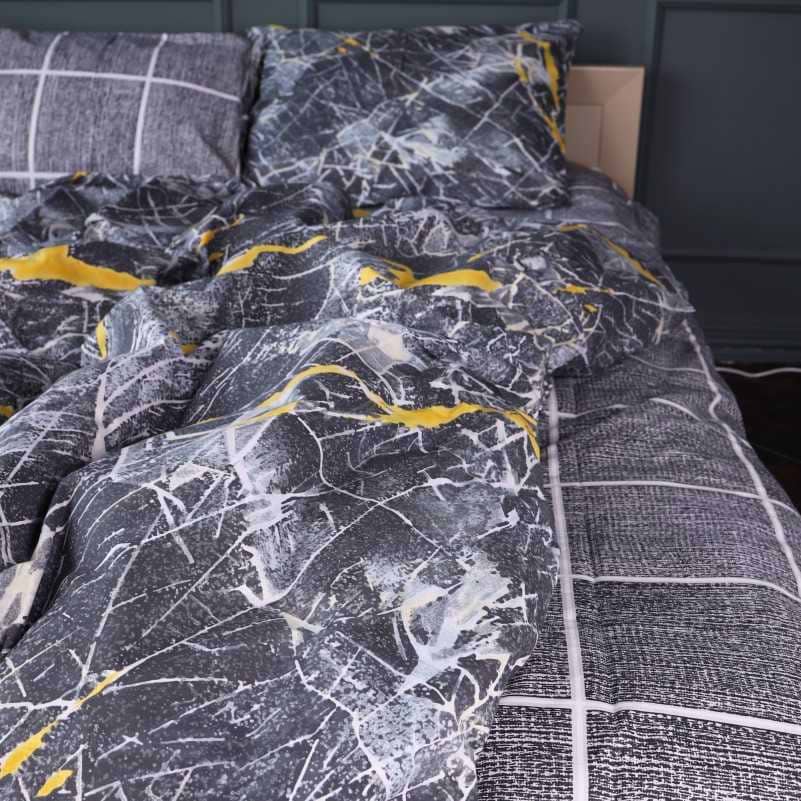 Простирадло двоспальне MirSon Ranforce Elite 17-0848 Faultline 220x240 см (2200011701561)