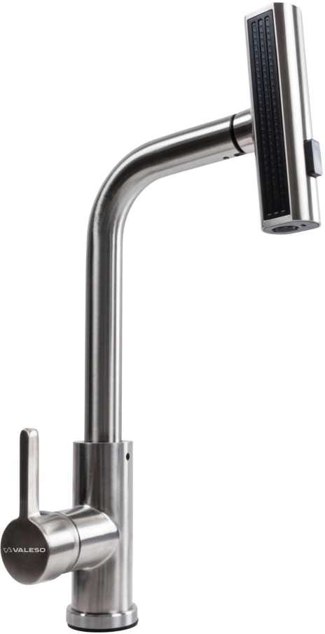 Смеситель кухонный VALESO XK08A нержавейка