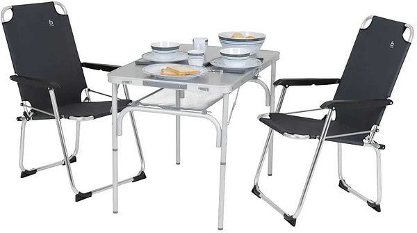 Фото - Складаний стіл Bo-camp Premium Grey (1404402)