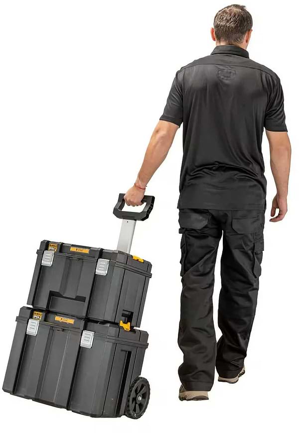 Фото - Ящик для инструментов DeWALT тележка McLaren TSTAK (DWST83347-1M)