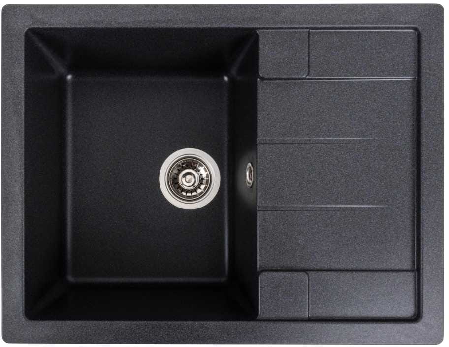 Мийка кухонна VALESO 6550 INTENSO матовий Карбон