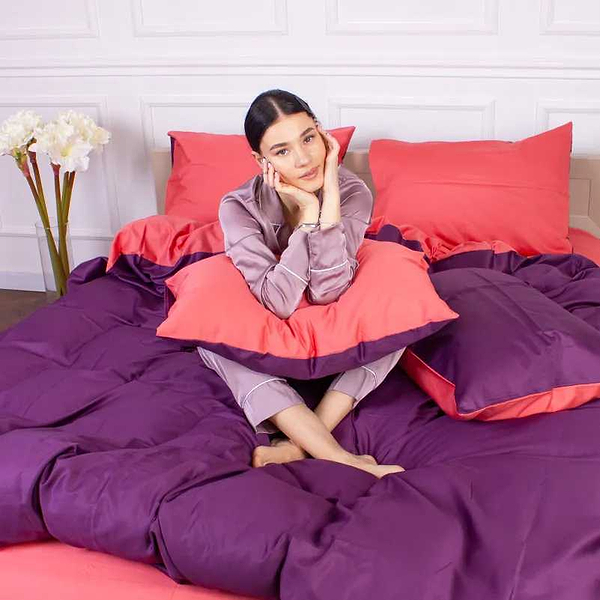 Фото - Комплект постільної білизни MirSon King Size 0132+3220 Pion 220х240 (2200001169517)