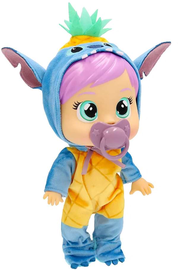 Фото - Интерактивный пупс Cry Babies CB. ЛЮБОВЬ И ЗАБОТА DISNEY Кукла Плакса Стич с аксессуарами 26 cм (927377)