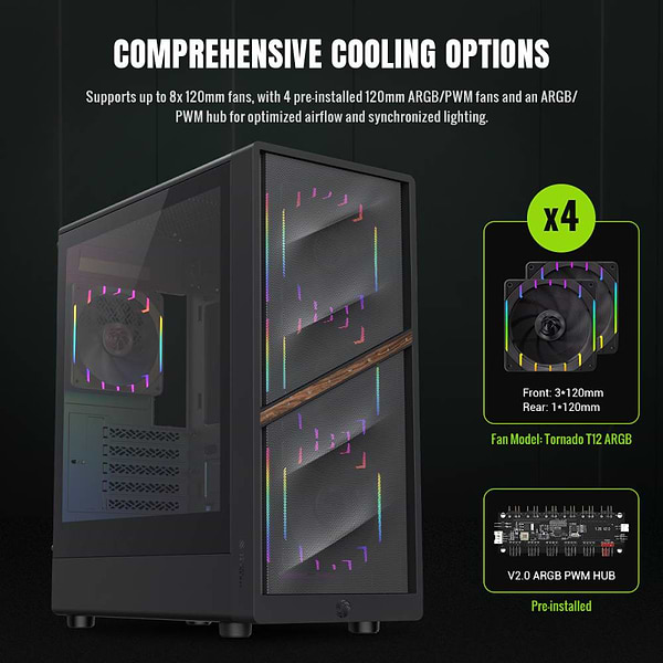 Фото - Корпус Gamemax Mini Tower Без БП (AERIS 330 MB)