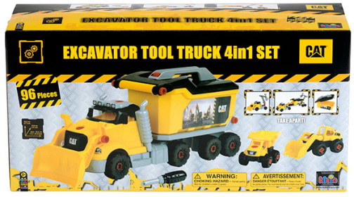 Фото - Наземная строительная техника Klein Cat® - Набор игрушечных грузовиков, 4 в 1 (3252)