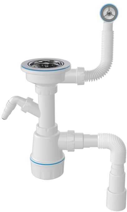 Фото - Мийка кухонна+змішувач GRANADO Optimal Lerida grafito (+ Badalona LUX inox + дозатор Redondo inox + кошик + дошка)