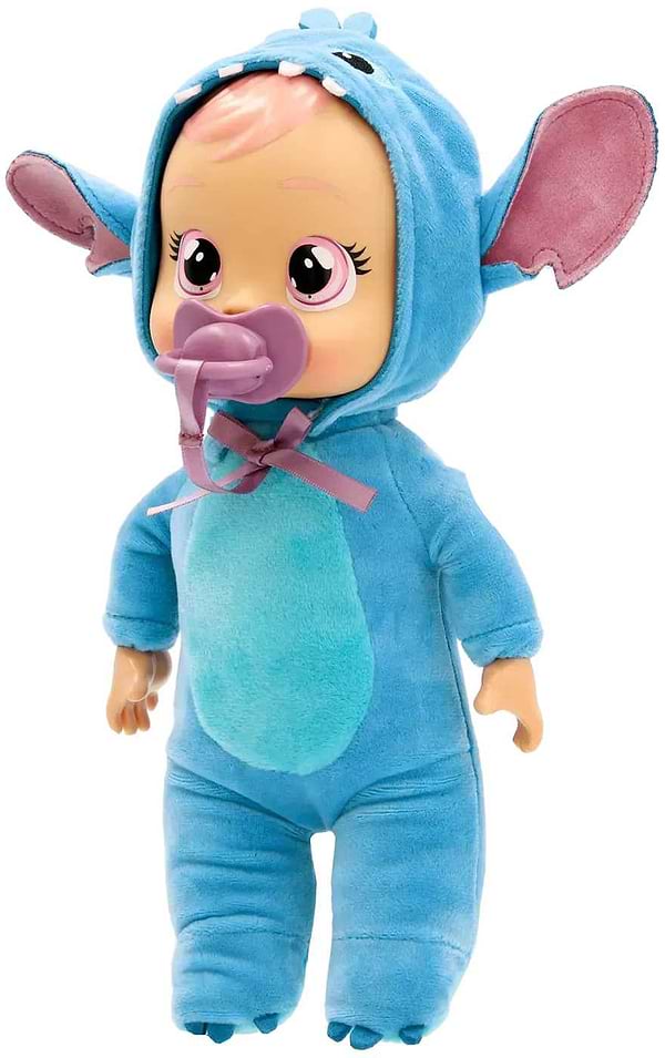 Фото - Интерактивный пупс Cry Babies CB. Нежные объятия. DISNEY Плакса Стич 25 см (925540)