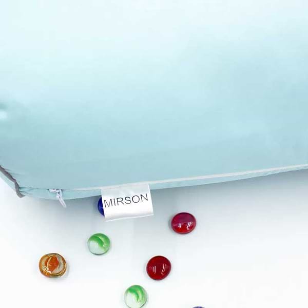 Фото - Подушка валик MirSon №8536 Naturale Line 14-4121 Blanco 100% Memory 100х16 см (2200006343509)