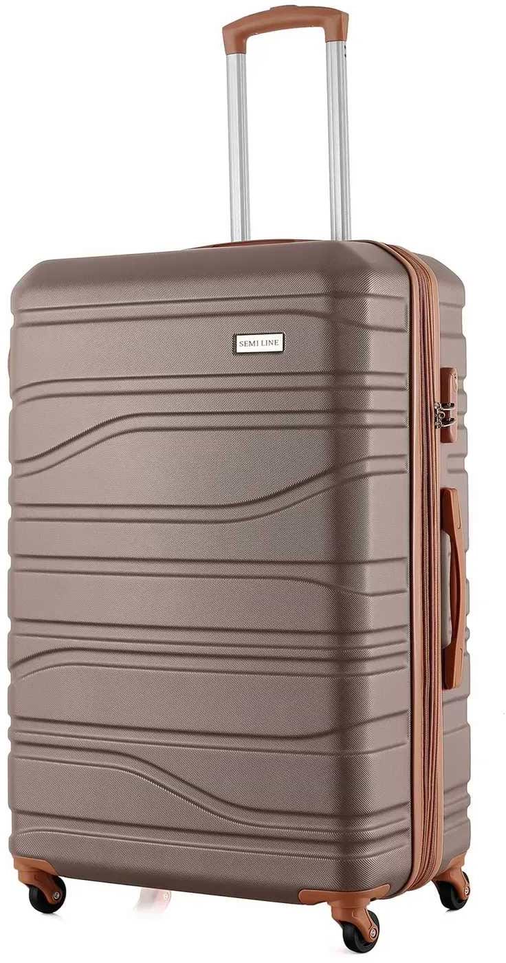 Валіза Semi Line 28" (L) Graphite/Brown (T5689-3)