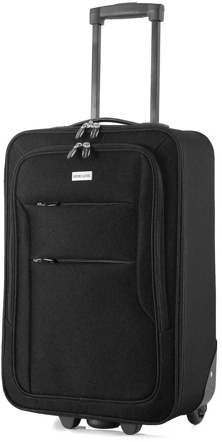 Валіза Semi Line 20" (S) Black (T5676-1)