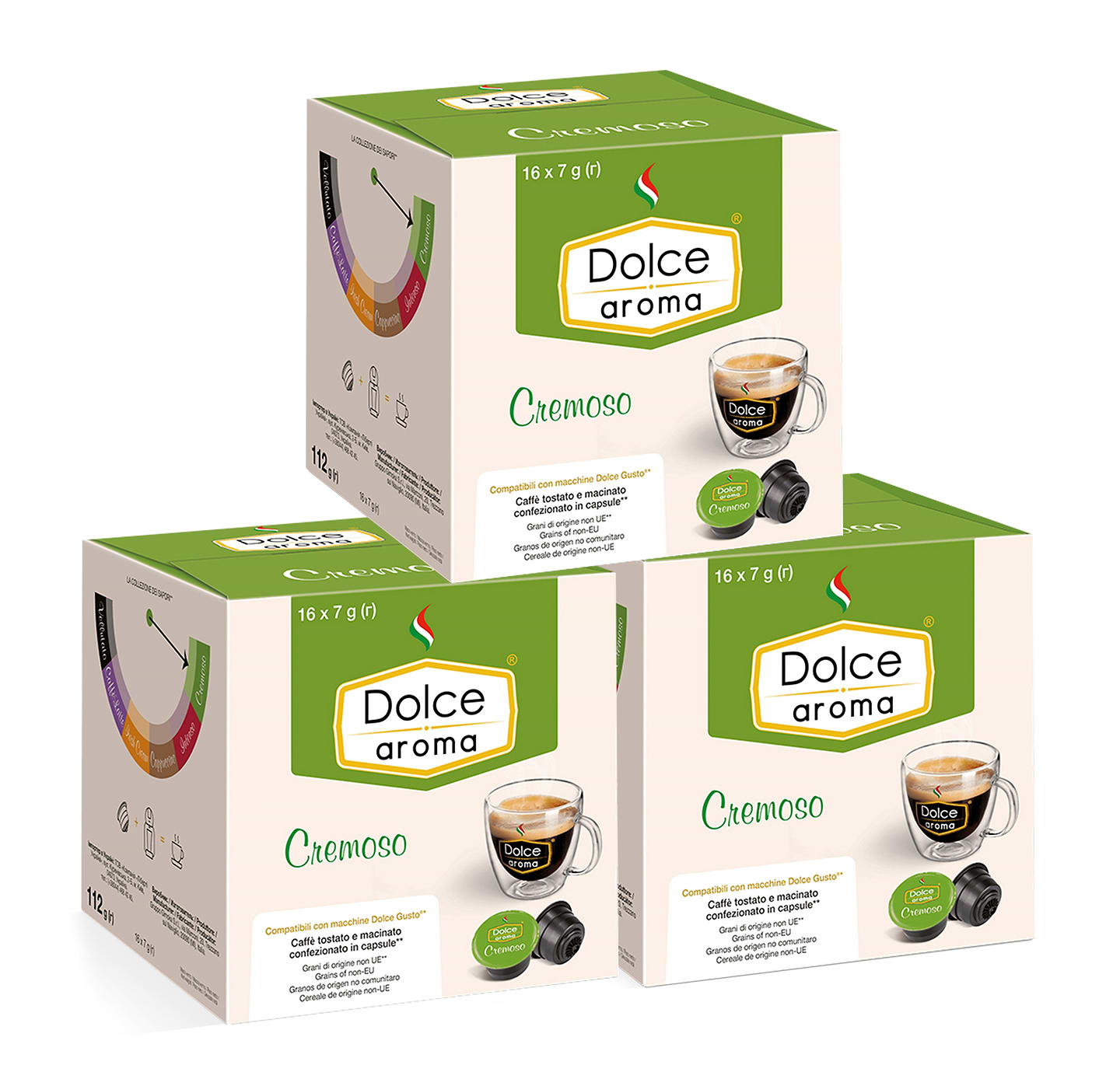 Кава у капсулах Dolce Aroma 7 г 48 шт. (4820093484916)