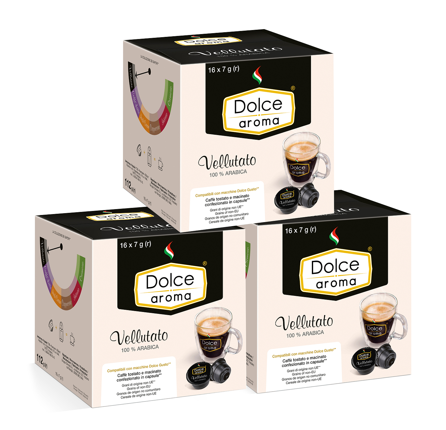 Кава у капсулах Dolce Aroma 7 г 48 шт. (4820093484909)