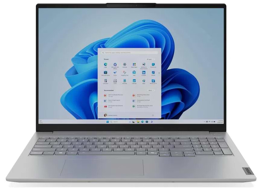 Ноутбук Lenovo ThinkBook 16 G8 IRL (21SH0083RA) Arctic Grey - Фото 1