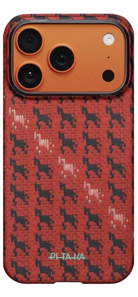 Чехол для смартфона Pitaka Edge Ultra-Slim Case Happiness Rides Maroon for iPhone 17 Pro (HR1708P)