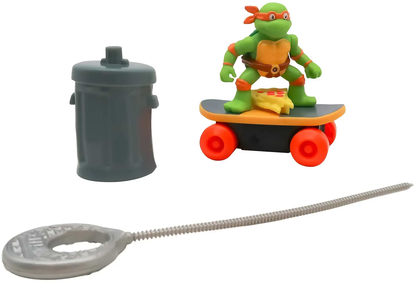 Колекційна інтерактивна фігурка TMNT Скейтбордист з лаунчером Мікеланджело (71041)