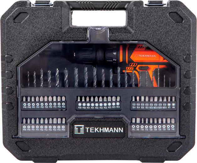 Дриль-шуруповерт Tekhmann TCD-12 S2 BS Kit 12В (850977)