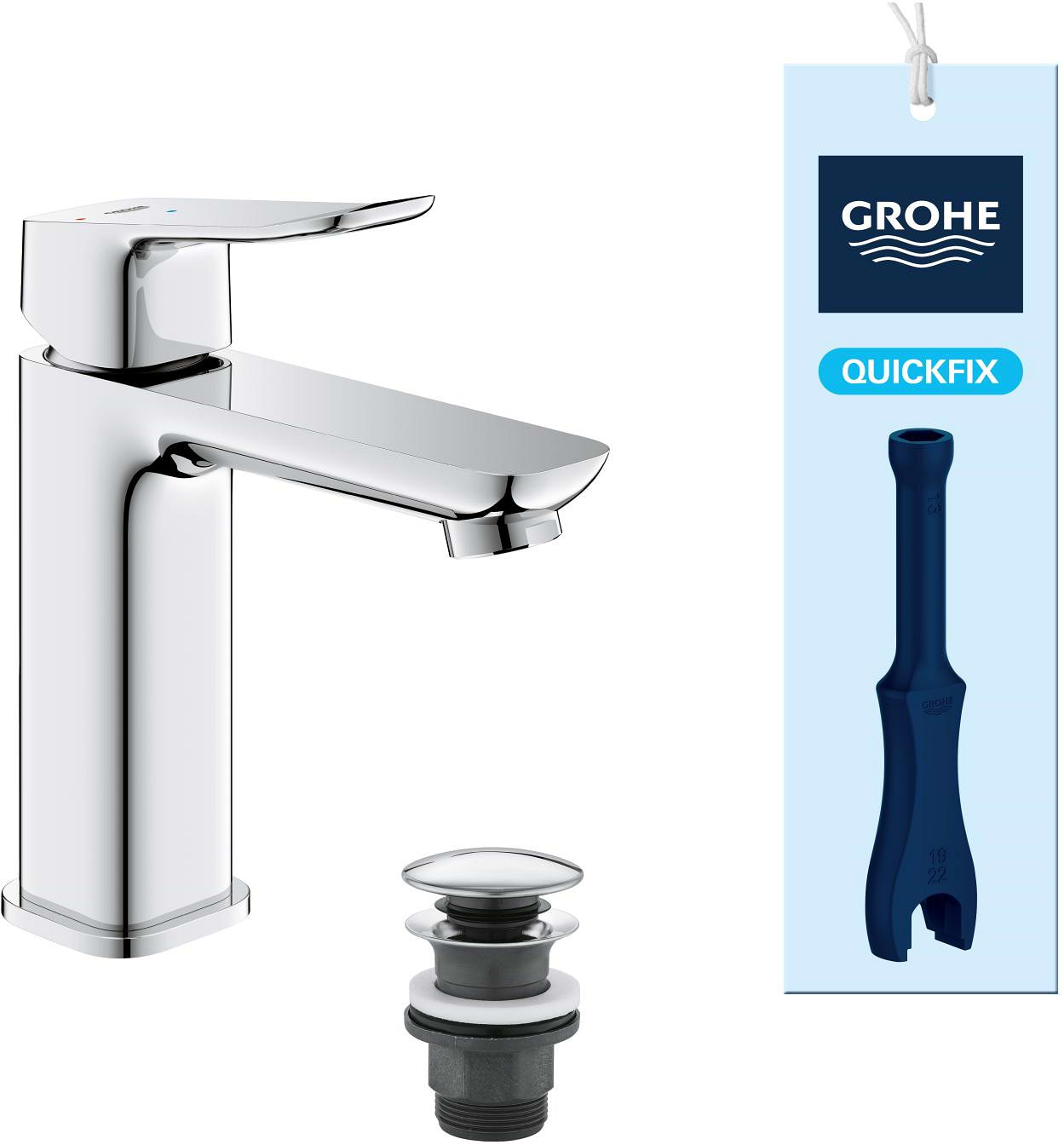 Змішувач для ванної Grohe QuickFix Dice ColdStart M (1018360000)