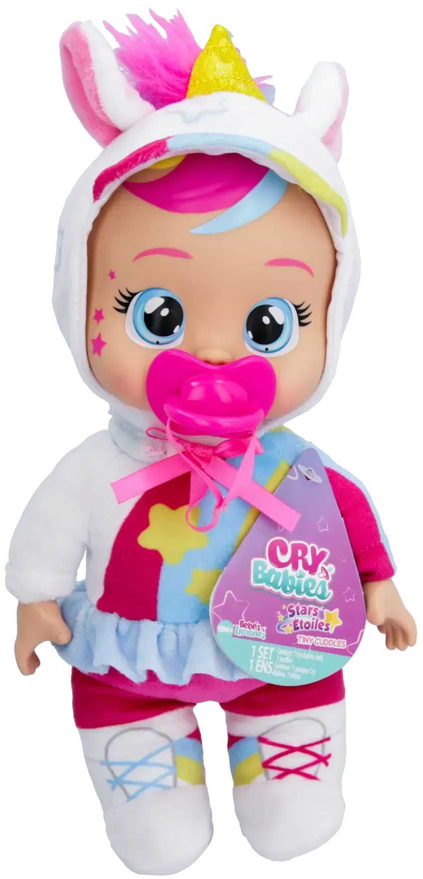 Інтерактивний пупс Cry Babies CB. НІЖНІ ОБІЙМИ. ЗІРКОВІ ТАЛАНТИ. Лялька Плакса Дрімі, 25 см (911574) - Фото 1