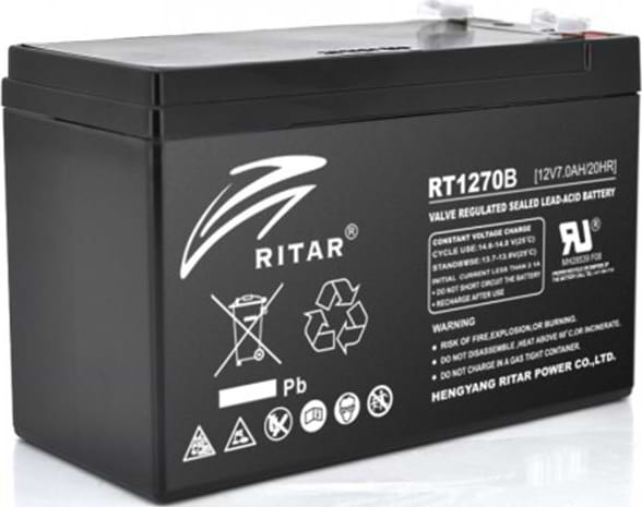 Акумулятор для ДБЖ Ritar 12V 7Ah (RT1270B/08218)