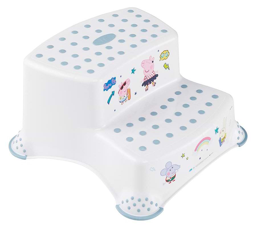 Подставка детская под умывальник Keeeper на две ступеньки ''Peppa the pig'' (10032)