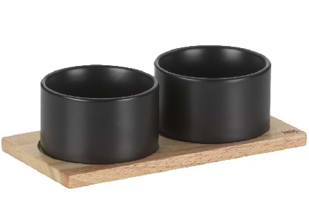 Набір для фондю Kela Gunten 2 чаши та підставка (10069) - Фото 1