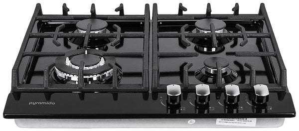 Фото - Варочная панель газовая Pyramida PFE 643 BLACK LUXE